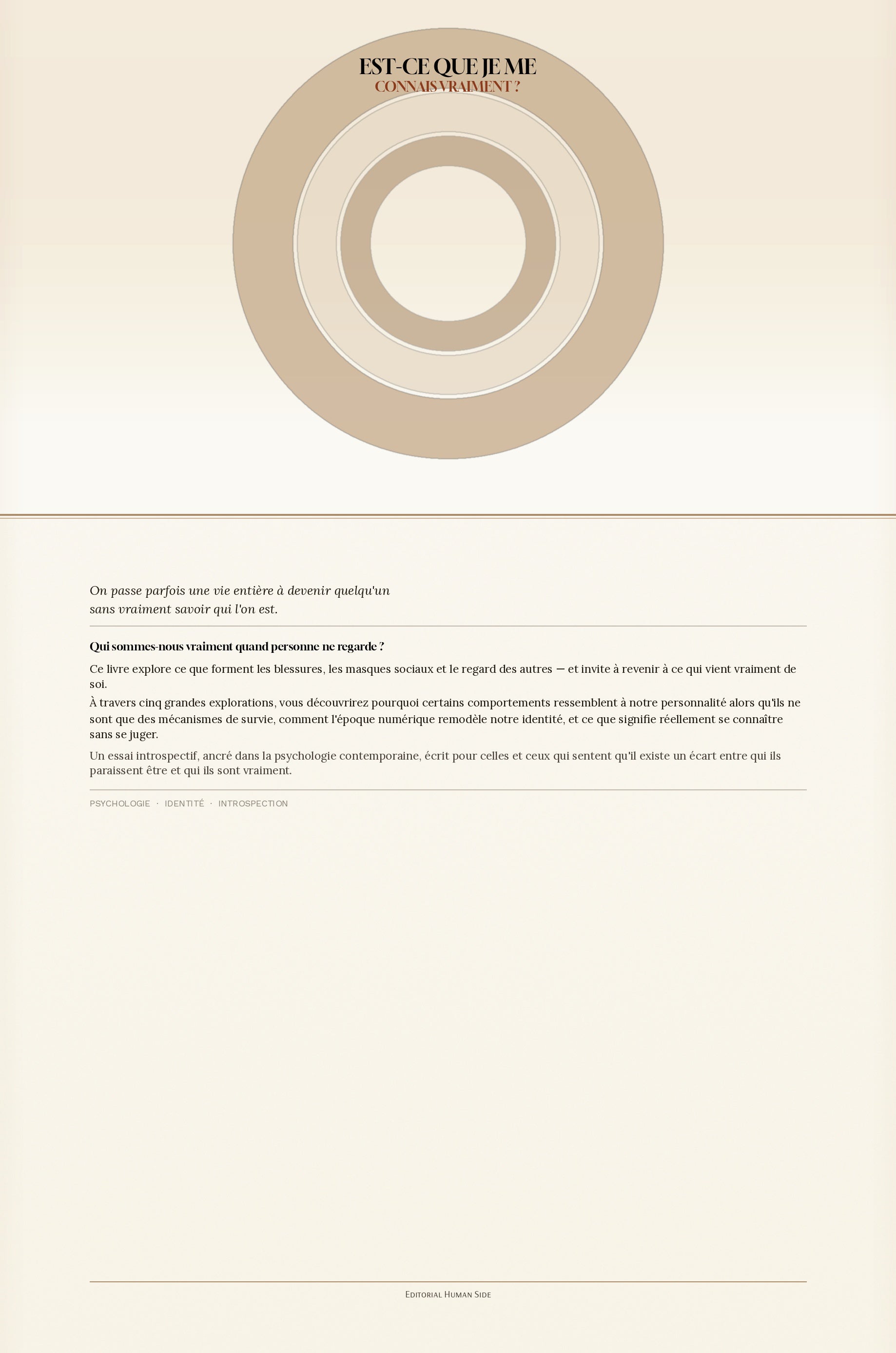 Do I Really Know Myself back cover preview
